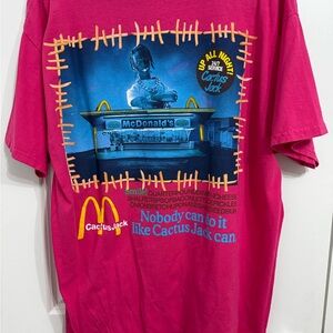 Travis scott mcdonalds shirt size large